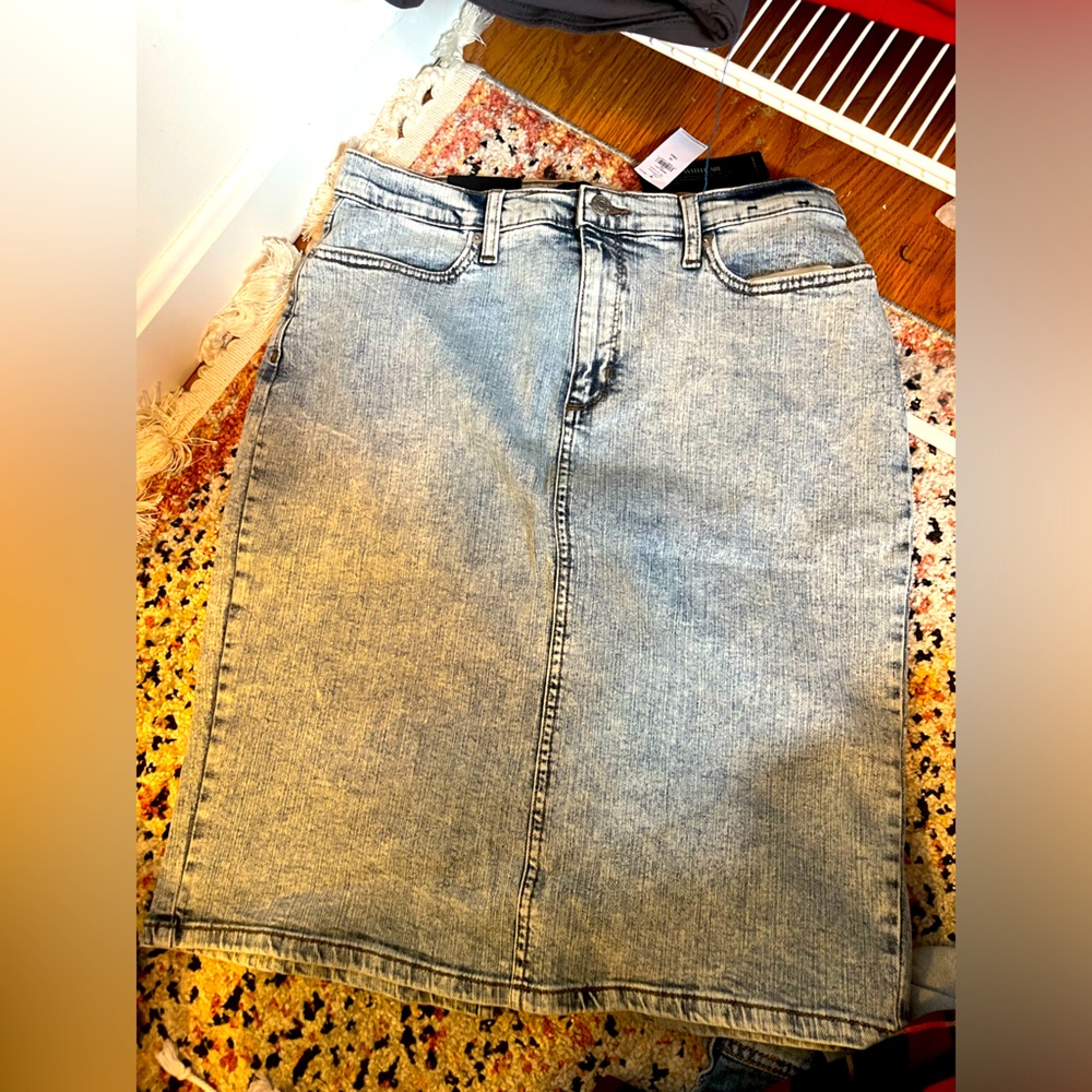 Banana Republic, 10 long denim skirt
